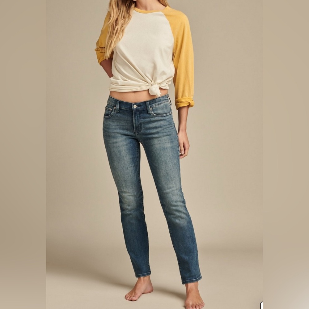 NWOT Lucky Brand Sweet Mud Rise Straight Jean